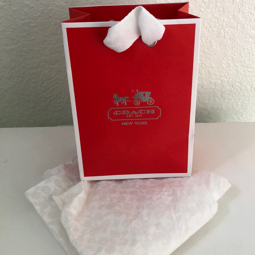 Coach gift bag and tissue